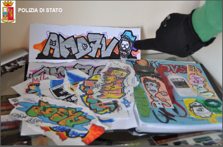 l'attrezzatura da writer