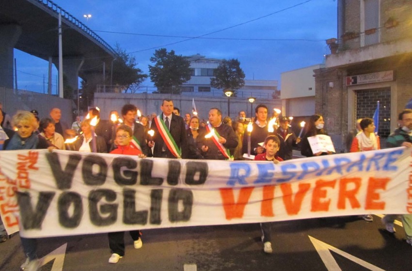 fiaccolata anti-cementificio