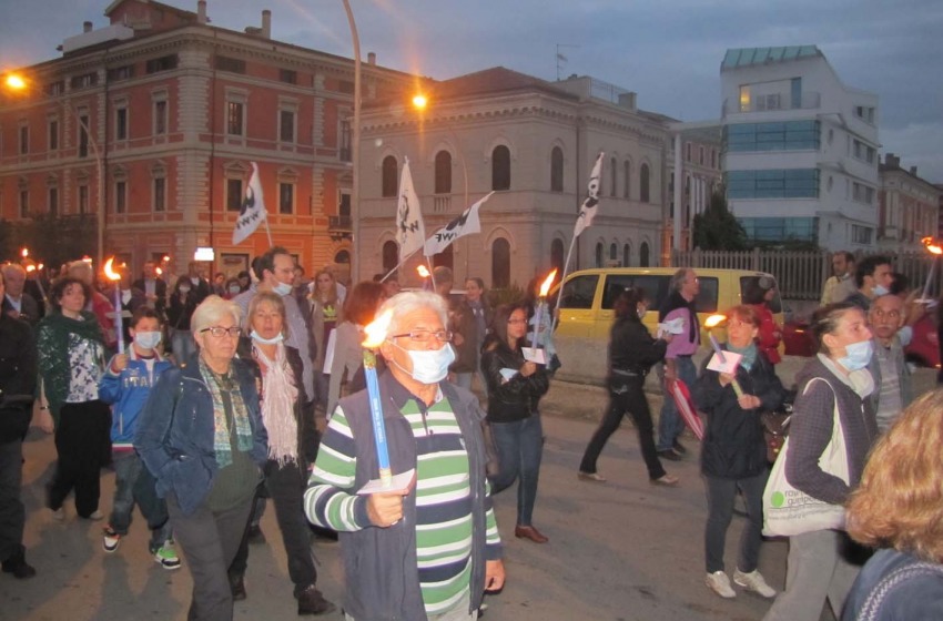 fiaccolata anti-cementificio