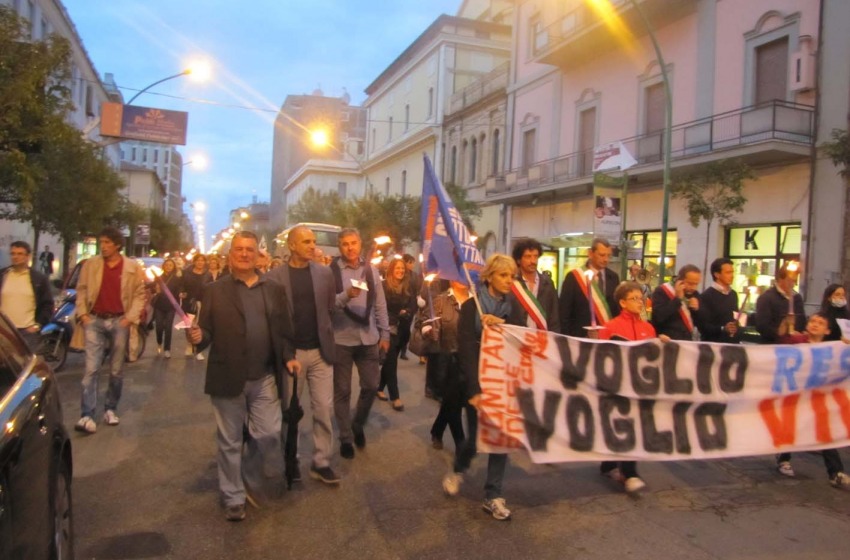 fiaccolata anti-cementificio