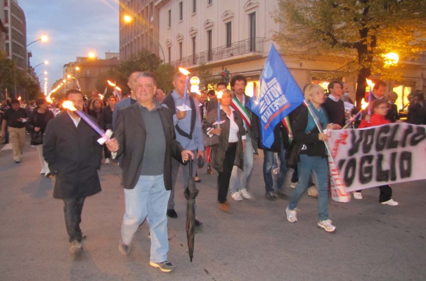 fiaccolata anti-cementificio