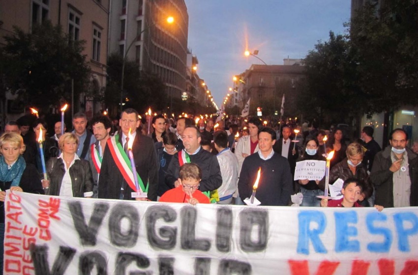 fiaccolata anti-cementificio