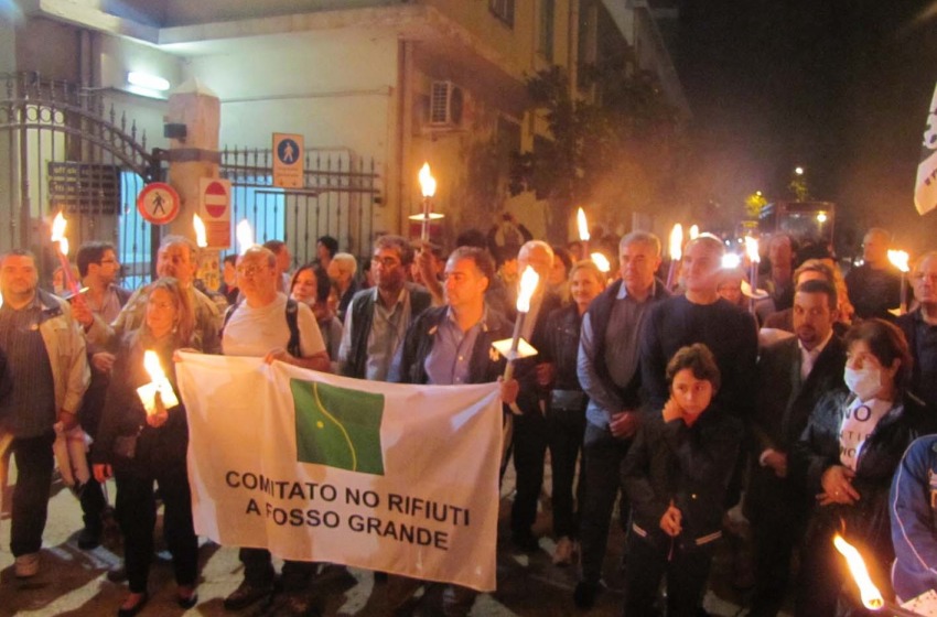 fiaccolata anti-cementificio