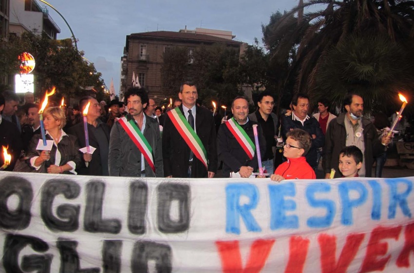 fiaccolata anti-cementificio