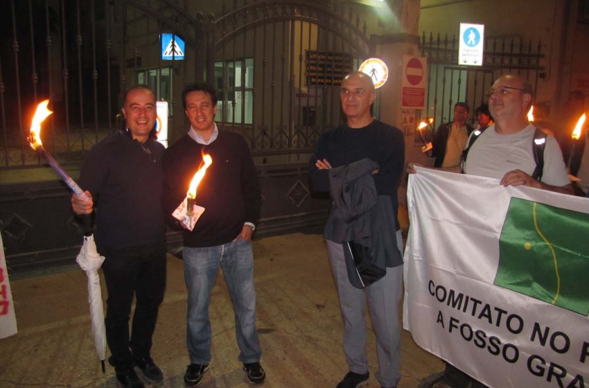 fiaccolata anti-cementificio