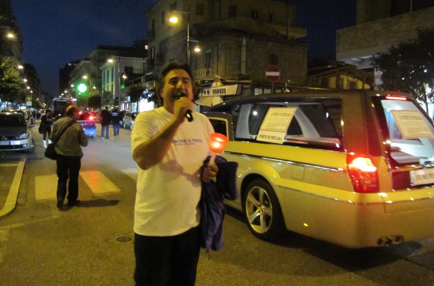 fiaccolata dragaggio