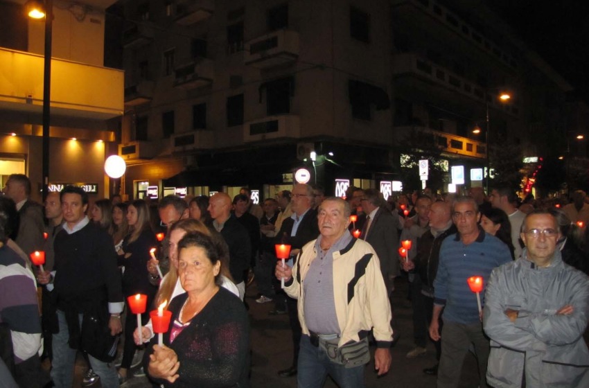 fiaccolata dragaggio