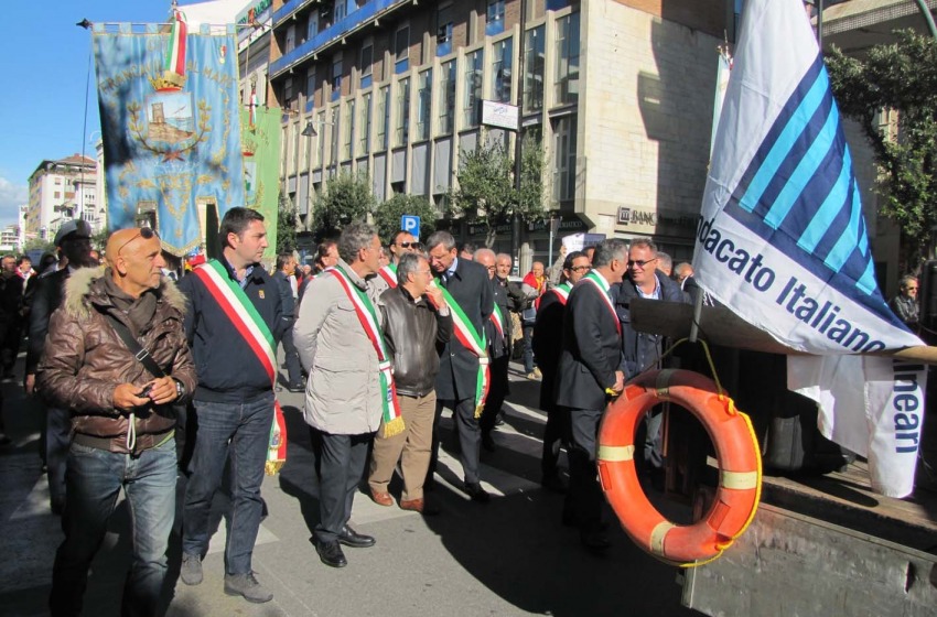 la protesta dei balneatori