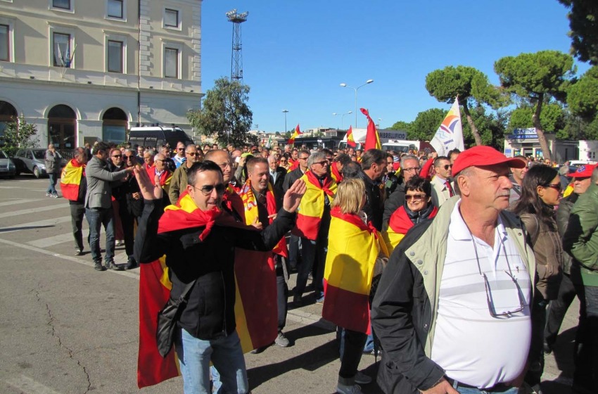 la protesta dei balneatori