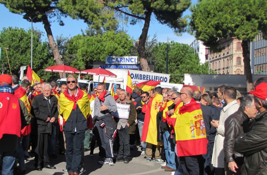 la protesta dei balneatori