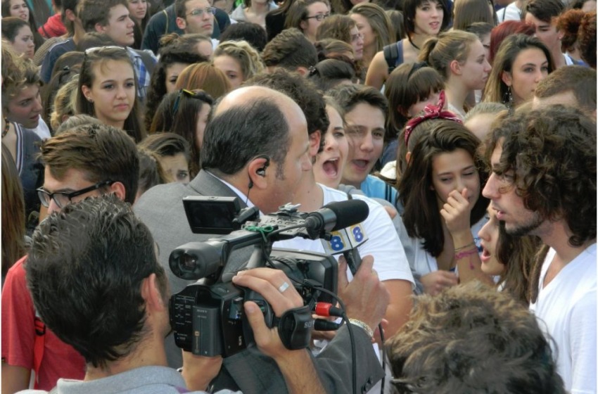 Flash mob alla Madonnina