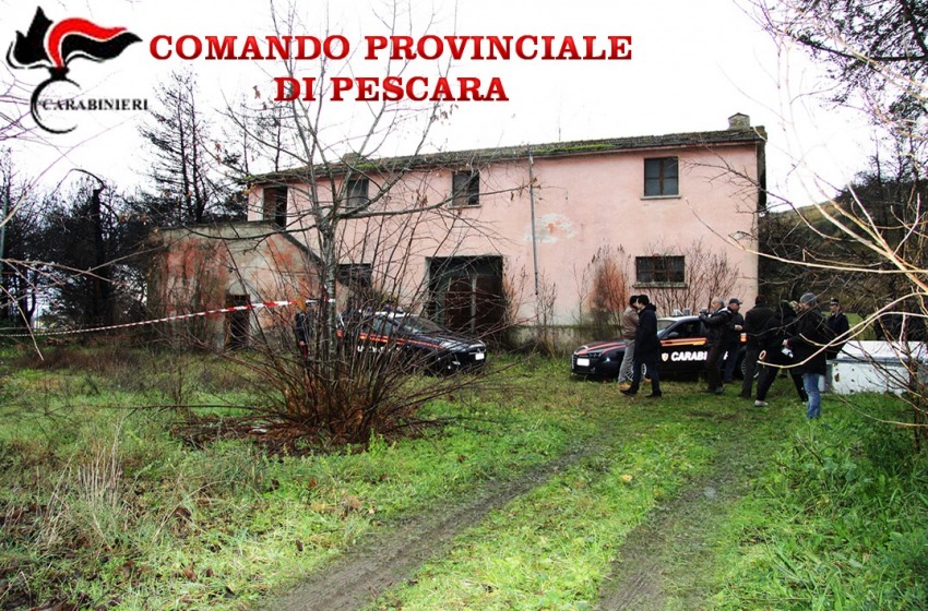 Il "covo" del bombarolo