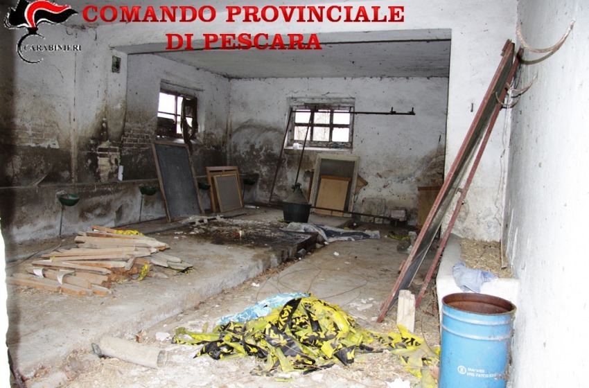 Il "covo" del bombarolo