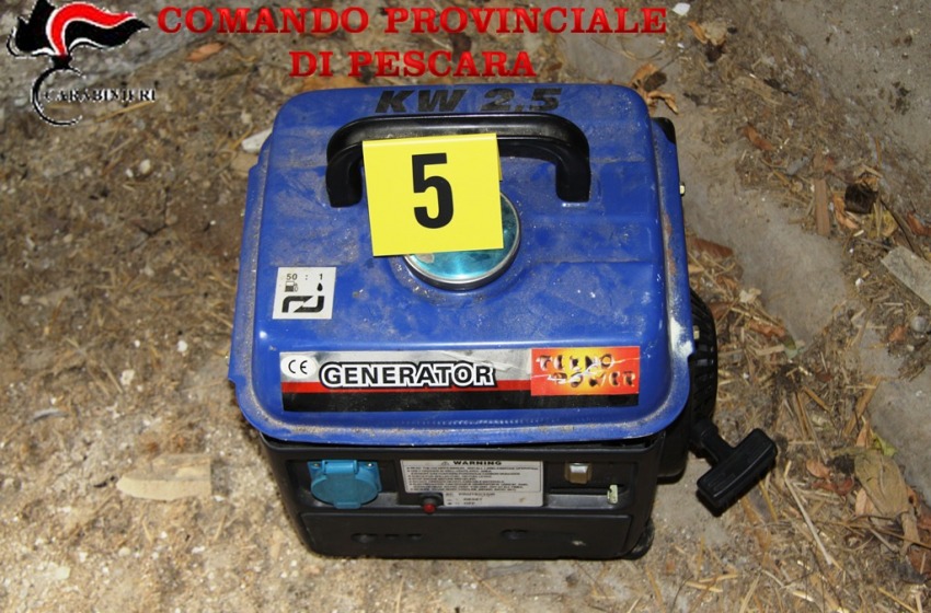 Il "covo" del bombarolo