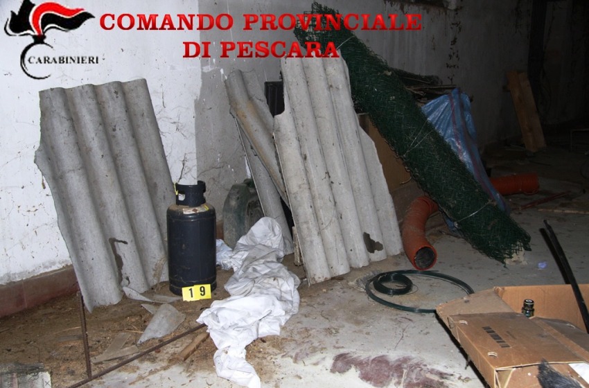 Il "covo" del bombarolo