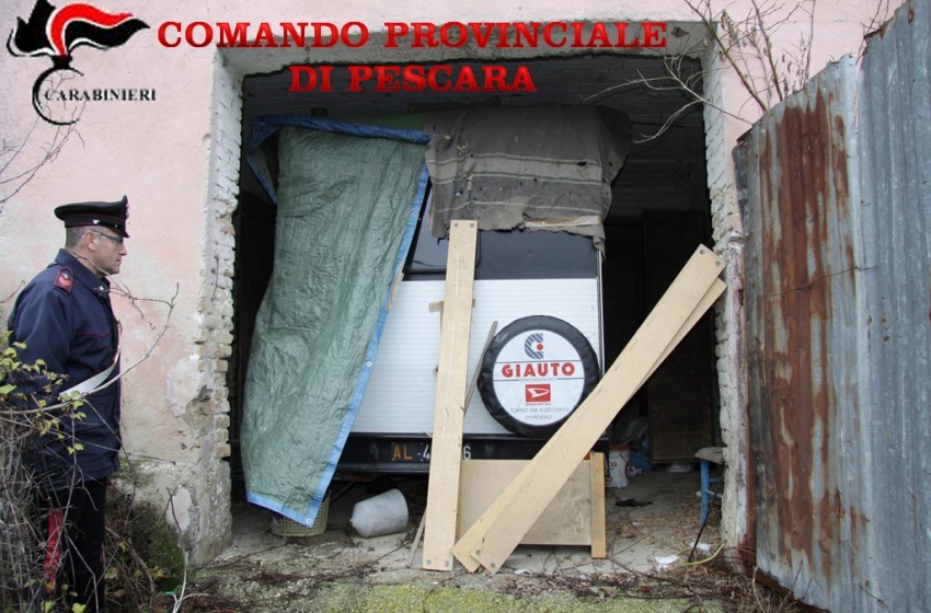 Il "covo" del bombarolo