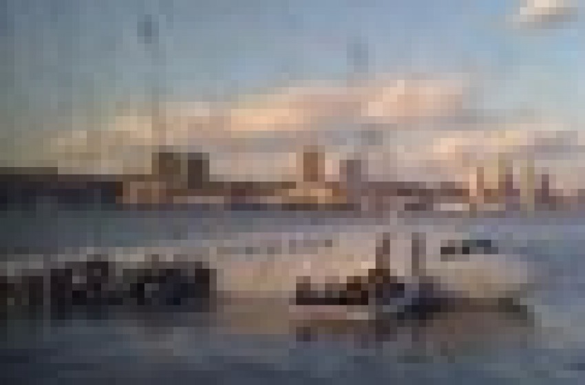 un ammaraggio spettacolare