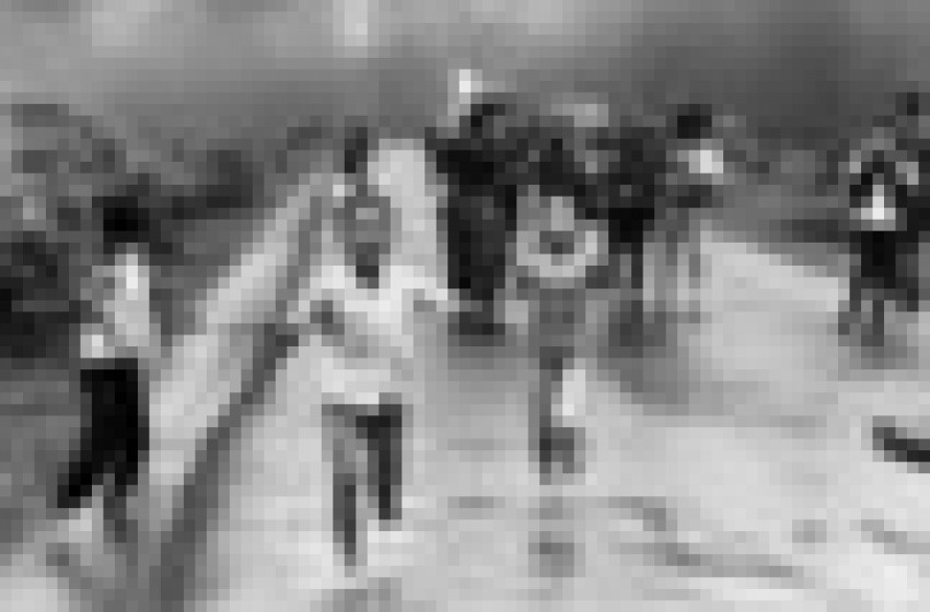 un bombardamento al napal