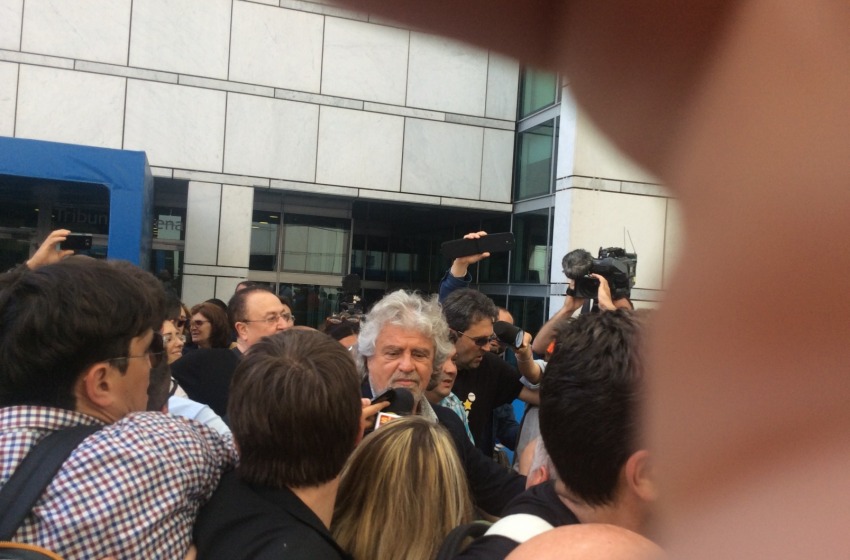 Grillo in tribunale a Pescara