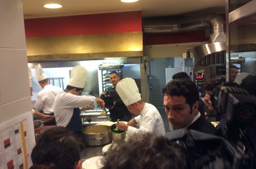 gli chef al lavoro
