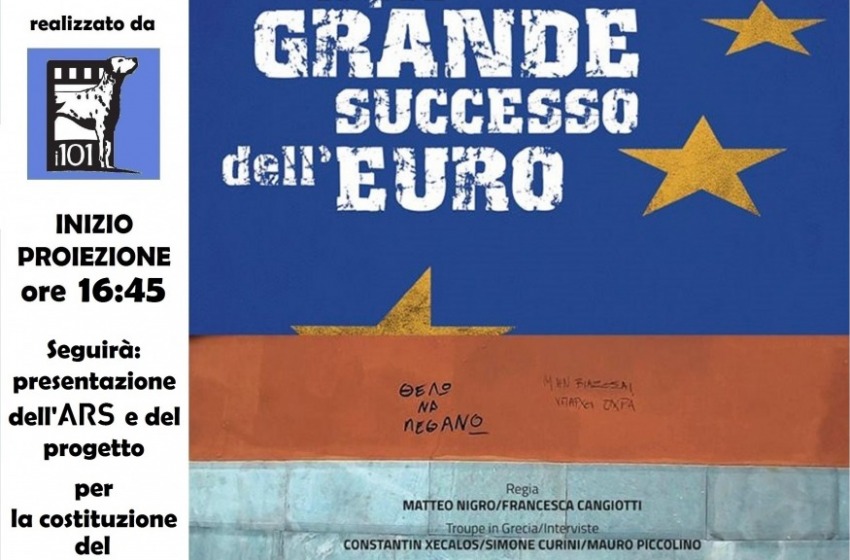 A Sulmona la proiezione de "Il più grande successo dell'euro"