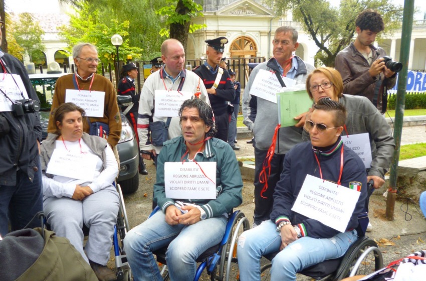 Un giorno di gloria per le Carrozzine e l'Abruzzo dei diritti umani