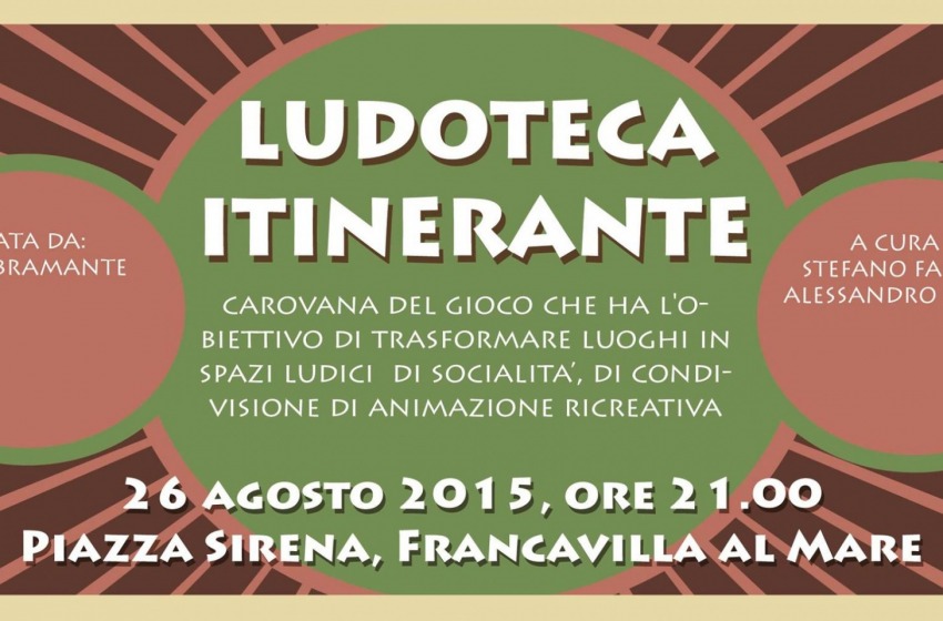 A Francavilla al Mare arriva la “Ludoteca itinerante”