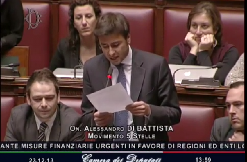 Di Battista (M5S) e Salvini (Lega) al Convegno A/Simmetrie