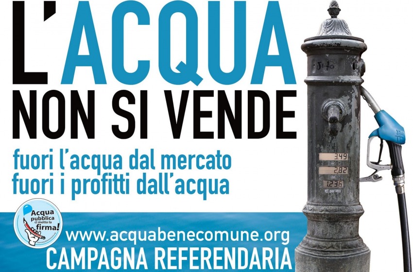 Acqua, viva la (dis)obbedienza!