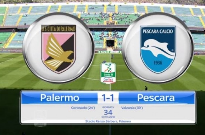 Ottimo pareggio 1-1 dei biancazzurri a Palermo. L'obiettivo di Pillon è la salvezza