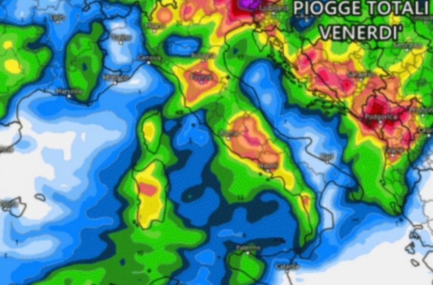 Tempesta in arrivo sull’Italia