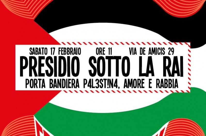 Anche a Pescara manifestazioni pro-Palestina davanti alla sede RAI