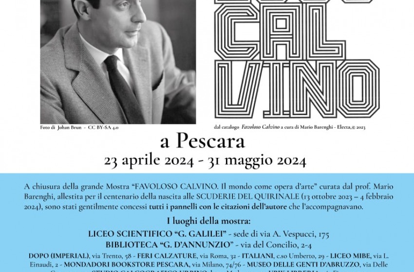 A Pescara la mostra "Favoloso Calvino" 