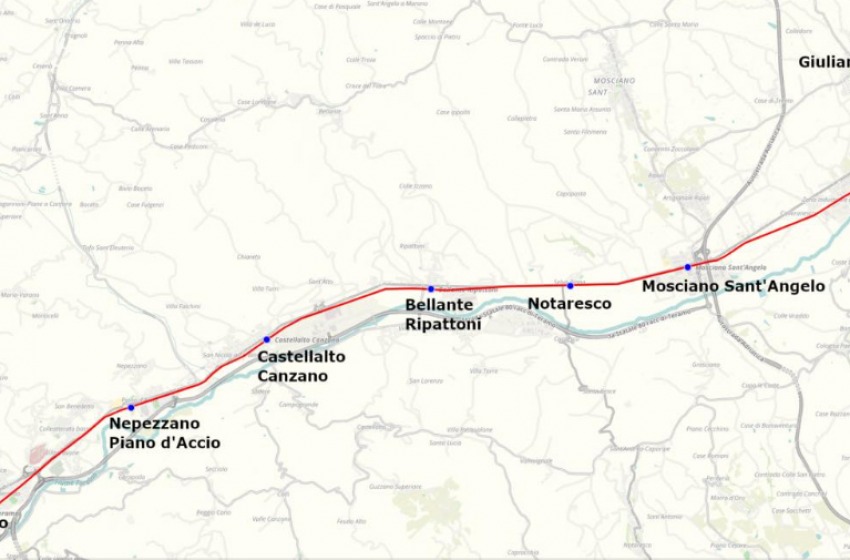 Riparte la linea ferroviaria Teramo-Giulianova