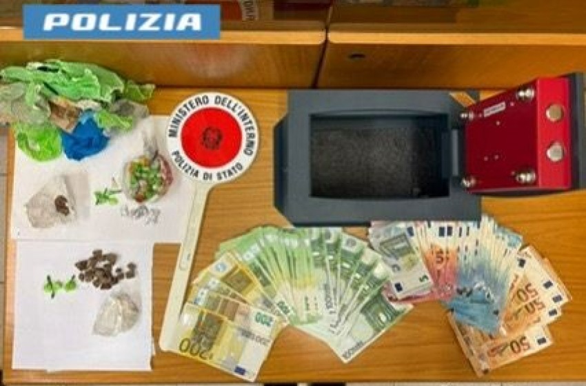 Arrestato in bici con eroina, crack e coca