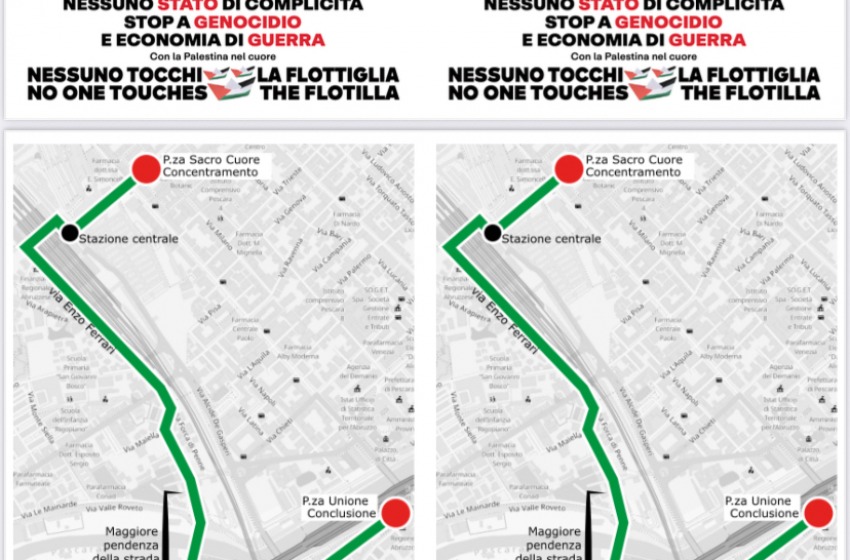 Oggi sciopero generale in solidarietà alla Palestina