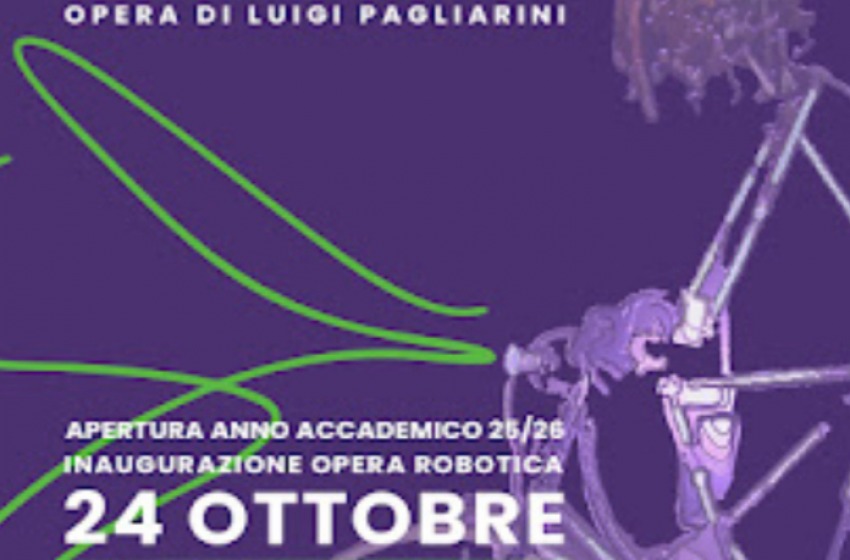 Inaugurazione opera robotica “LEGAMI” di Luigi Pagliarini