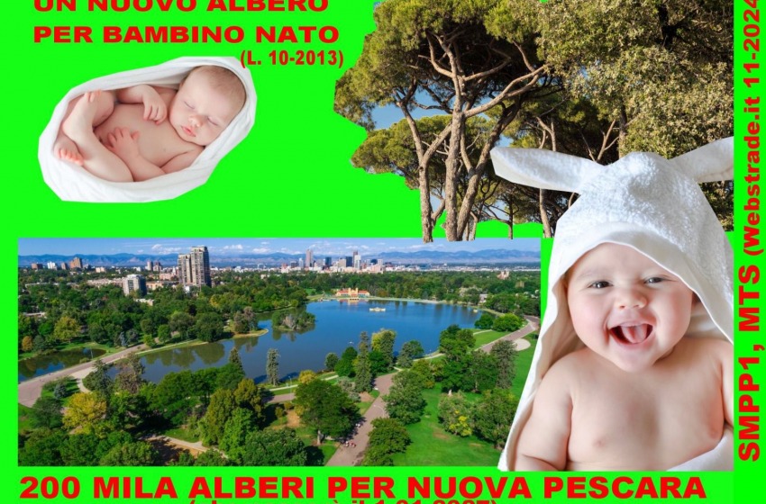 Duecentomila alberi per la Nuova Pescara