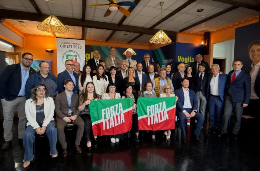 Elezioni Chieti: la lista dei candidati di Forza Italia