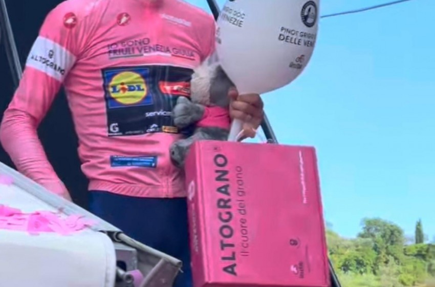 Giulio Ciccone, e' Maglia Rosa