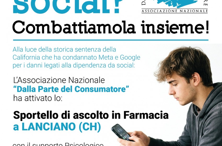 Dipendenza da social. Boom di segnalazioni al punto di ascolto 