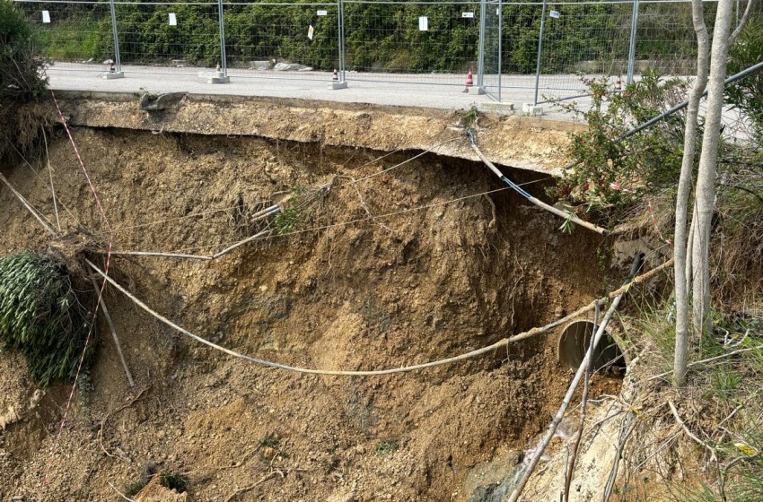 Frana Ibisco a Citt&agrave; Sant&rsquo;Angelo: partiti i lavori da 215mila euro per la messa in sicurezza