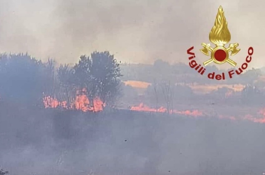 Brucia il Chietino dal Frentano ai territori collinari
