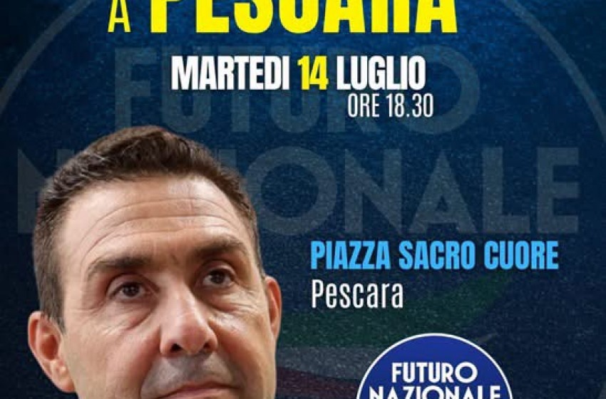 Oggi pomeriggio a Pescara arriva l'ex generale Vannacci
