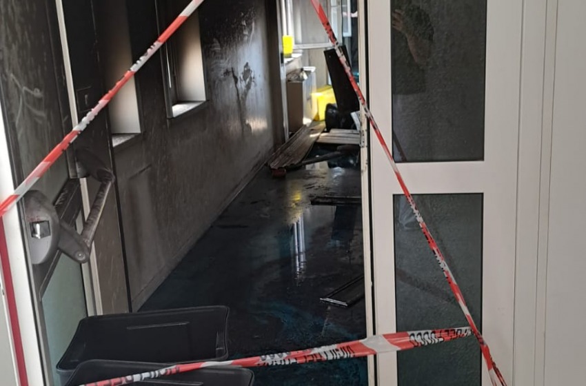 Incendio all'ospedale di Chieti provocato da un condizionatore