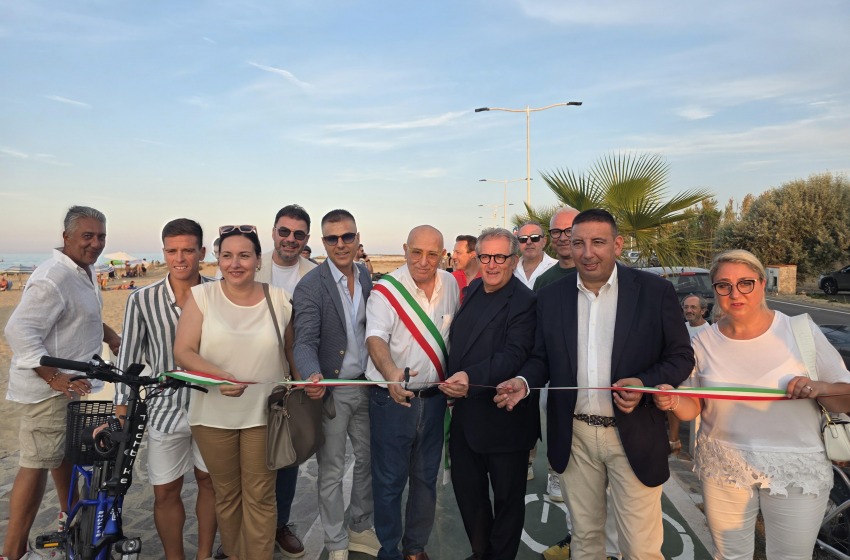 Casalbordino, inaugurati 4 km di pista ciclopedonale