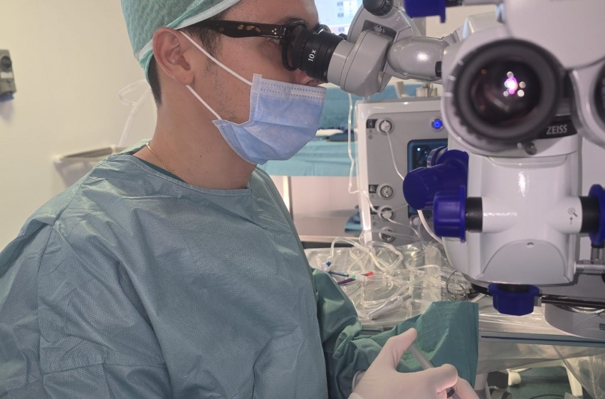 Pescara, primo trapianto di cornea con OCT intraoperatorio