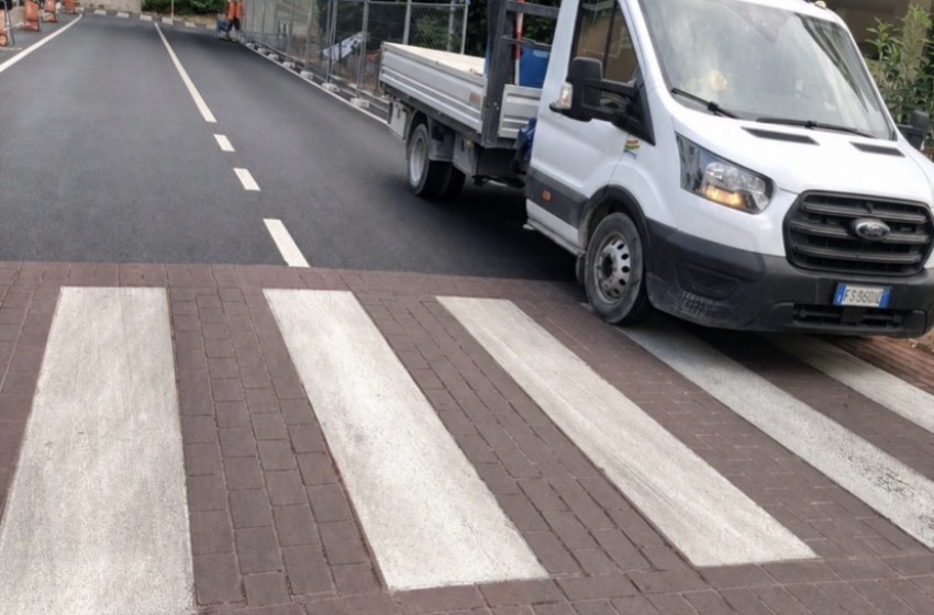 Teramo, al via i lavori di sistemazione dei marciapiedi in via Roma