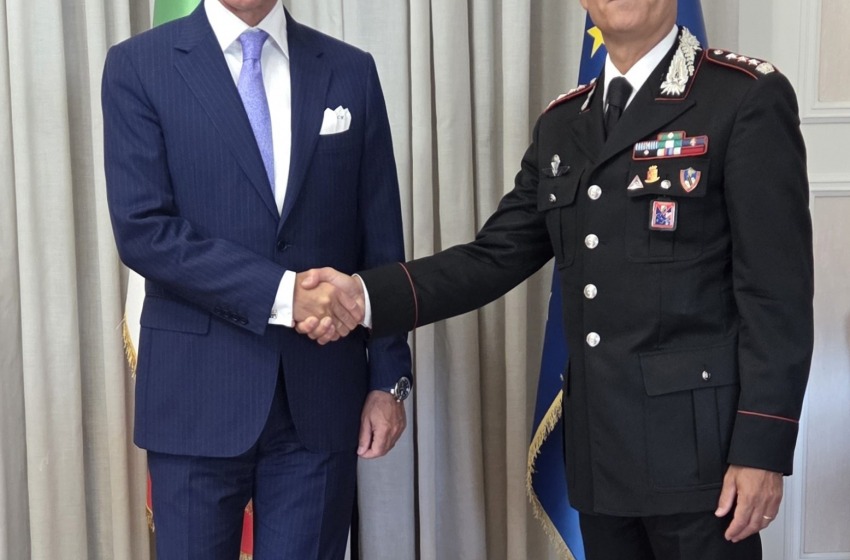 Incontro in Prefettura con il comando provinciale dell'Arma