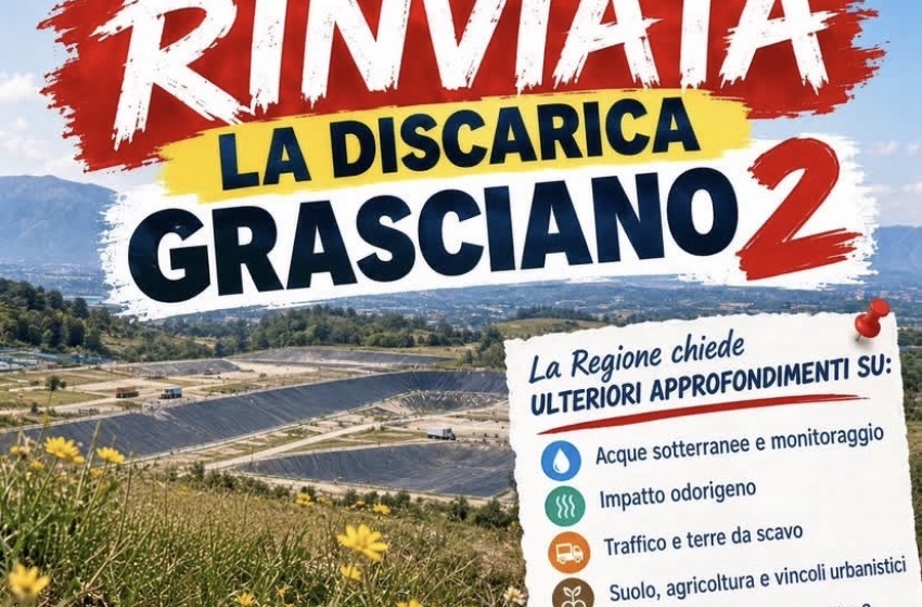Grasciano 2, il CCR-VIA rinvia il terzo lotto